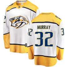 Men's Fanatics Branded Nashville Predators Matt Murray White Away Jersey - Breakaway