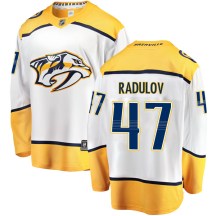 Men's Fanatics Branded Nashville Predators Alexander Radulov White Away Jersey - Breakaway