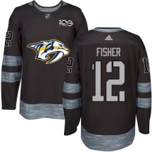 Youth Nashville Predators Mike Fisher Black 1917-2017 100th Anniversary Jersey - Authentic