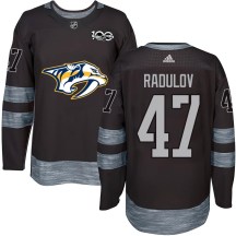 Youth Nashville Predators Alexander Radulov Black 1917-2017 100th Anniversary Jersey - Authentic