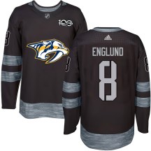 Men's Nashville Predators Andreas Englund Black 1917-2017 100th Anniversary Jersey - Authentic