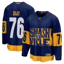 Men's Fanatics Branded Nashville Predators Brady Skjei Navy 2022 Stadium Series Jersey - Breakaway