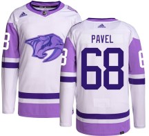 Youth Adidas Nashville Predators Ondrej Pavel Hockey Fights Cancer Jersey - Authentic