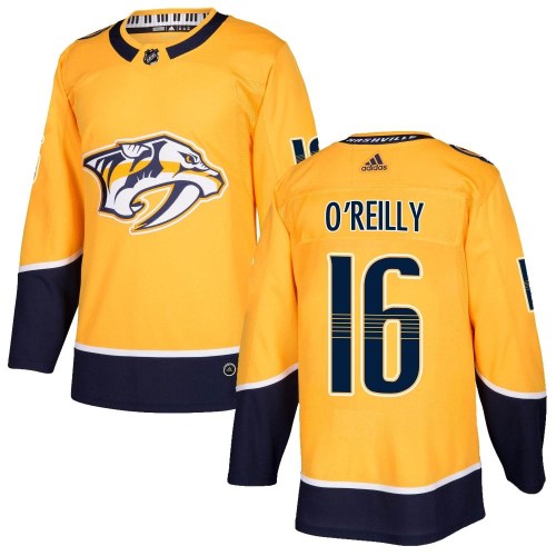 Men's Adidas Nashville Predators Cal O'Reilly Gold Home Jersey - Authentic