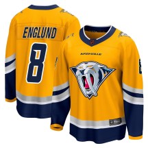 Men's Fanatics Branded Nashville Predators Andreas Englund Yellow Special Edition 2.0 Jersey - Breakaway