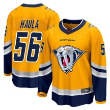 Men's Fanatics Branded Nashville Predators Erik Haula Yellow Special Edition 2.0 Jersey - Breakaway