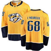 Youth Fanatics Branded Nashville Predators Zachary L'Heureux Gold Home Jersey - Breakaway