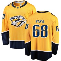 Youth Fanatics Branded Nashville Predators Ondrej Pavel Gold Home Jersey - Breakaway