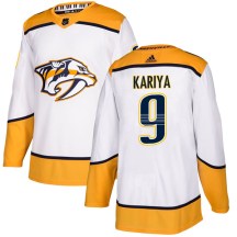 Youth Adidas Nashville Predators Paul Kariya White Away Jersey - Authentic