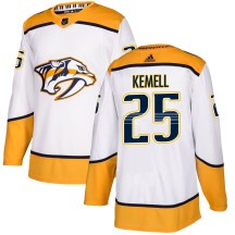 Youth Adidas Nashville Predators Joakim Kemell White Away Jersey - Authentic