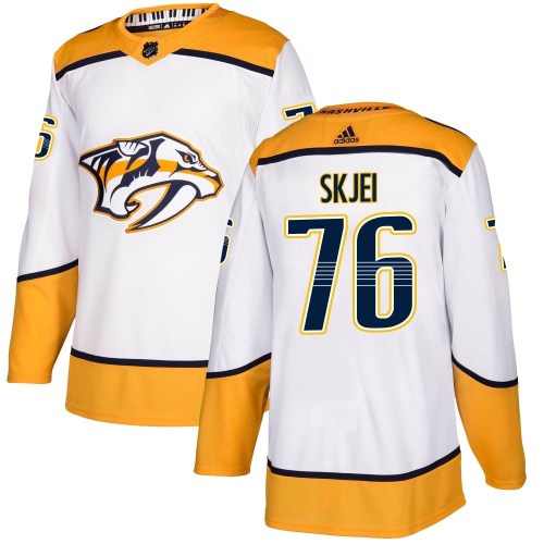 Youth Adidas Nashville Predators Brady Skjei White Away Jersey - Authentic