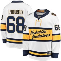 Youth Fanatics Branded Nashville Predators Zachary L'Heureux White 2020 Winter Classic Player Jersey - Breakaway